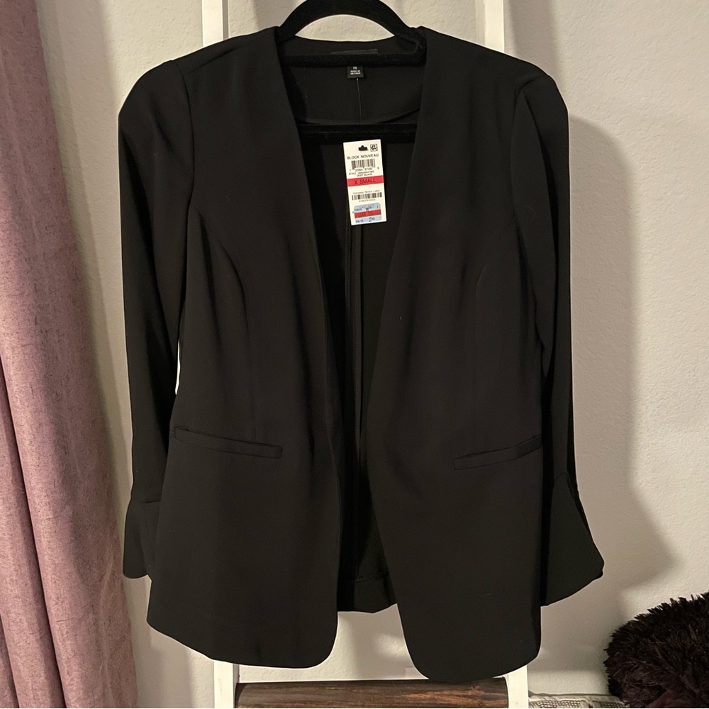 Alfani Bell-Sleeve Blazer Jacket